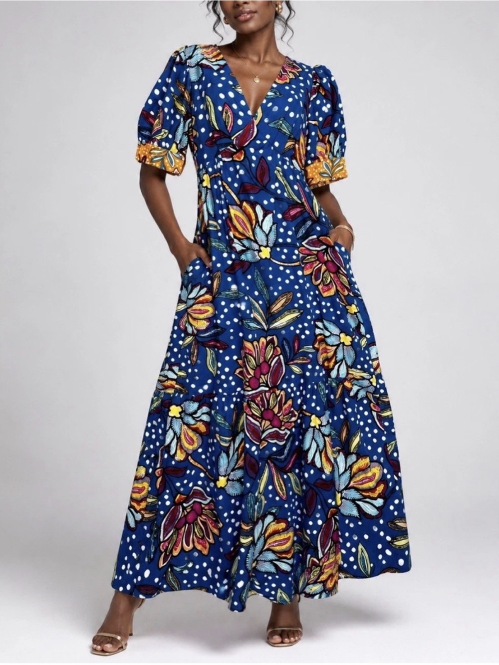 Tabitha Brown x Target Dress polka dot blue